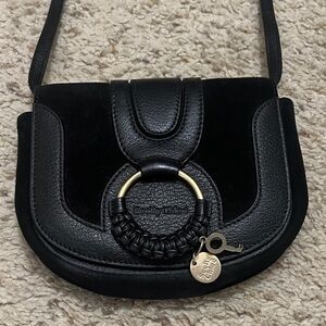 See by Chloe Black Leather Crossbody Bag